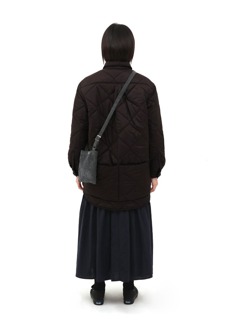 S.T.C. CORDUROY CROSS MINI BAG (BLACK)