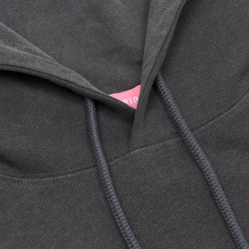 MEOW PRINTING HOOD T CHARCOAL