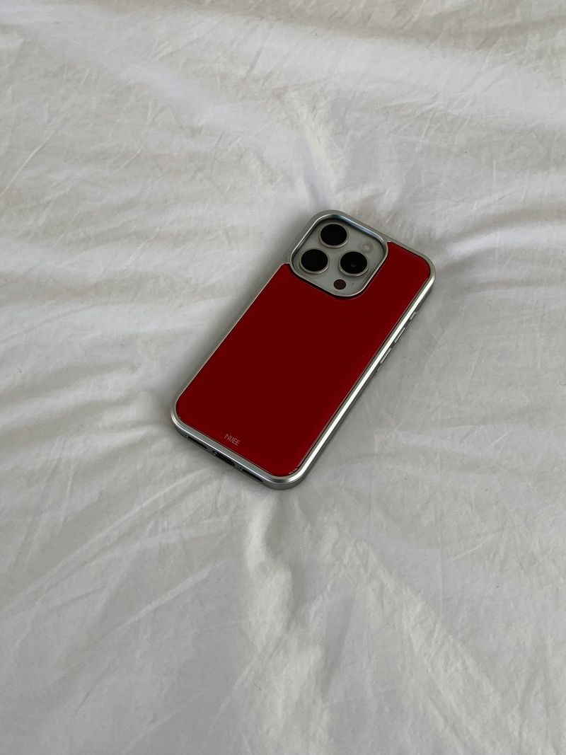 o.color red case (silver epoxy)