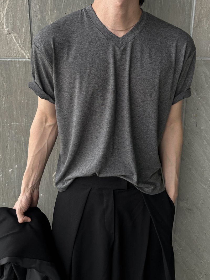 Board Layering Half T-shirt (V-neck)