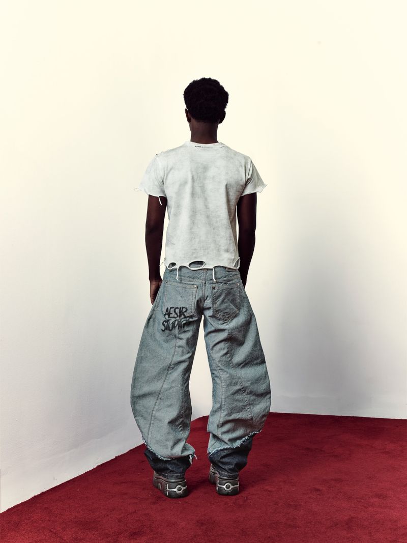MEN - VYROX - Raw curve jeans