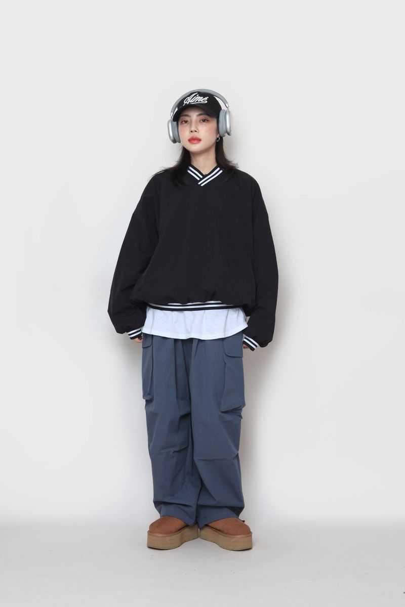 Warm-up line sweatshirt