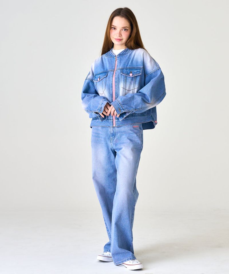 MP SOFT PINK DENIM PANTS