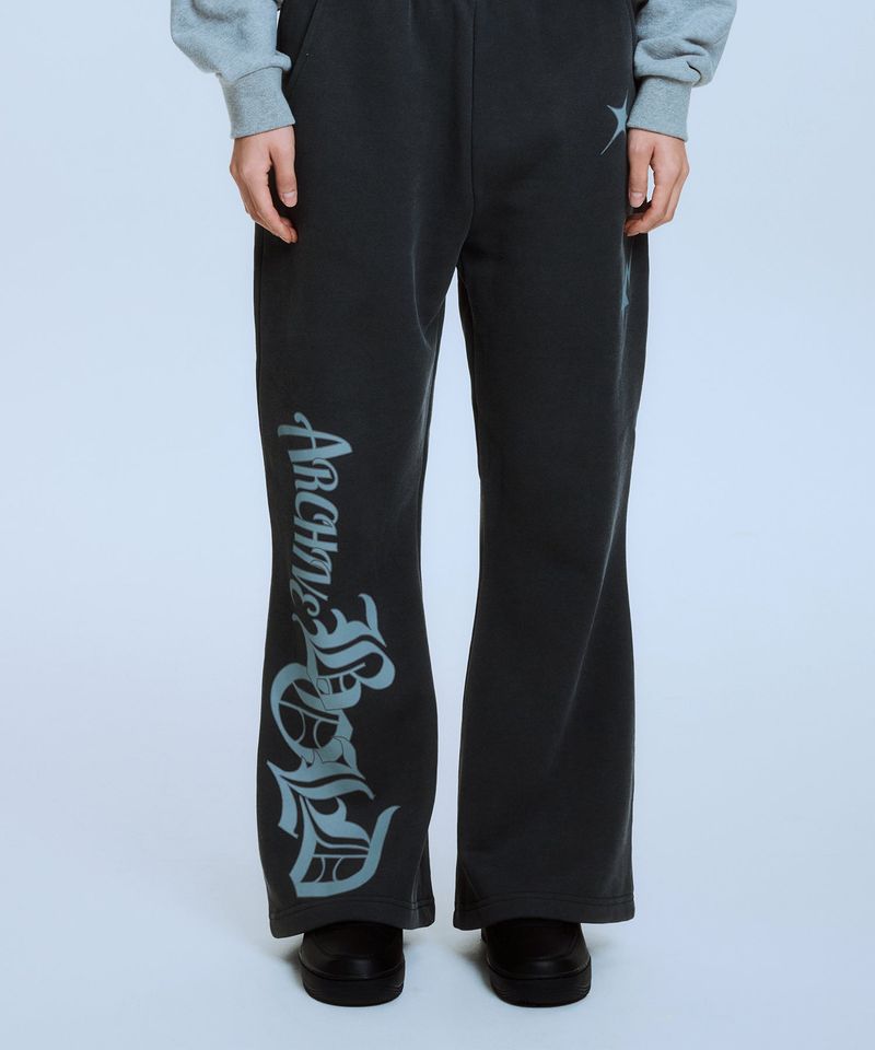 ARCHIVE BOLD（アーカイブボールド）の「STARDUST FLARE SWEAT PANTS (CHARCOAL)（Pants）」