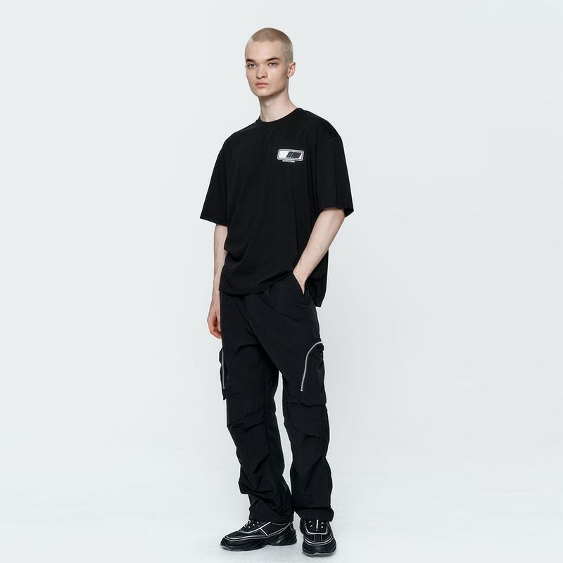 Taslan Out Pocket Cargo Pants Black