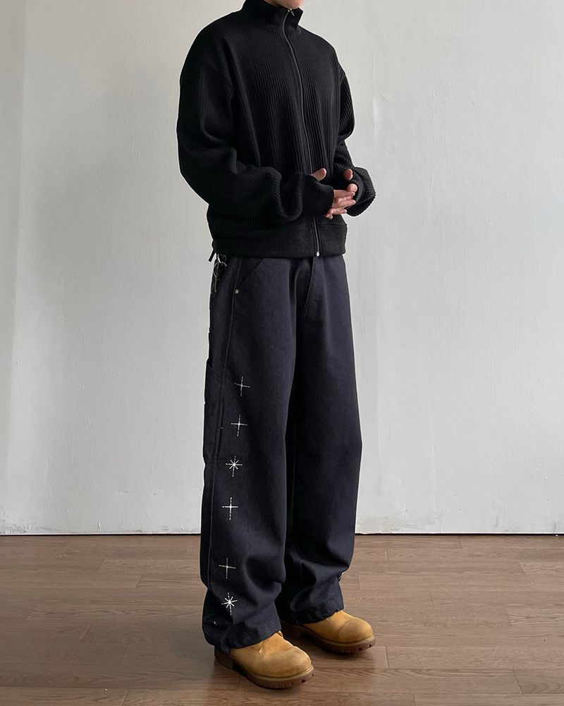 Heden Crop Knit Zip-up