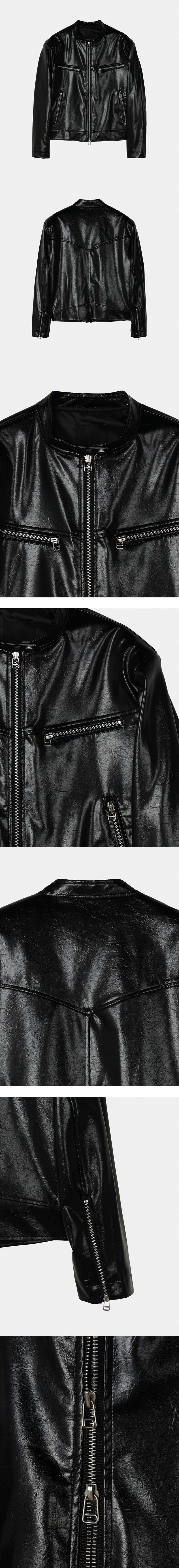 [PREMIUM][MADE] Western leather biker jacket