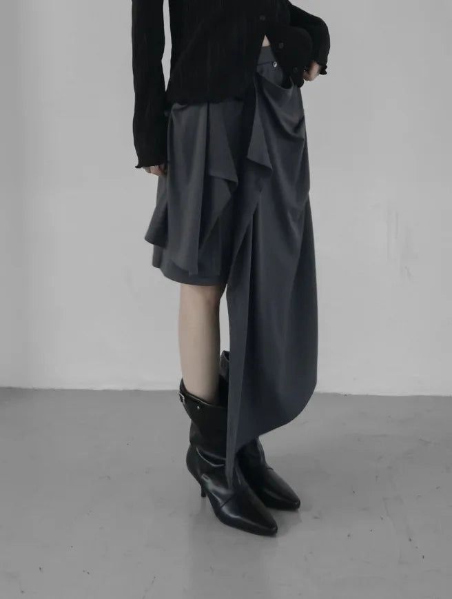 Pinched Draping Skirt