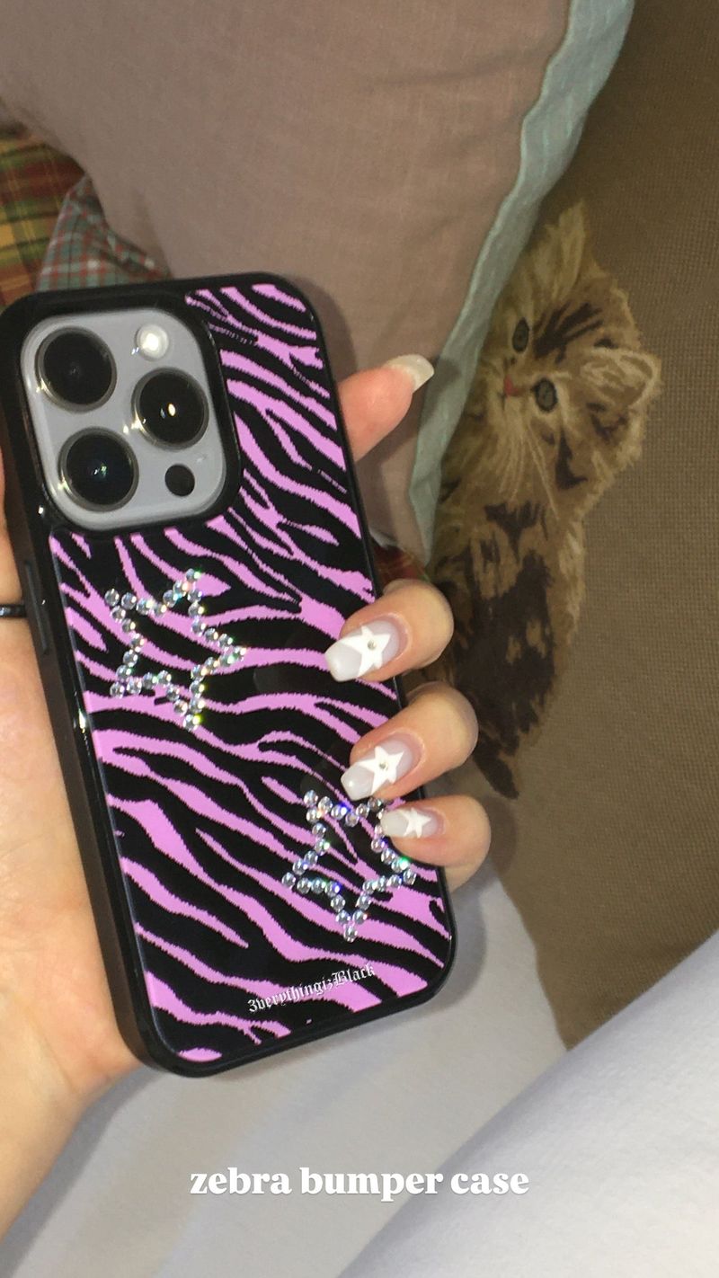 zebra bumper case (with star sticker)