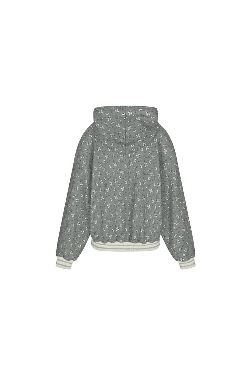 rabbit fluffy hoodie grey