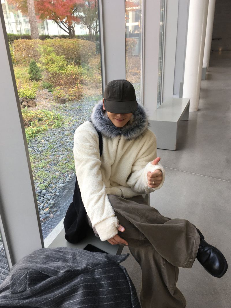 No.1492 eskimo hood ZIP-UP (3color)