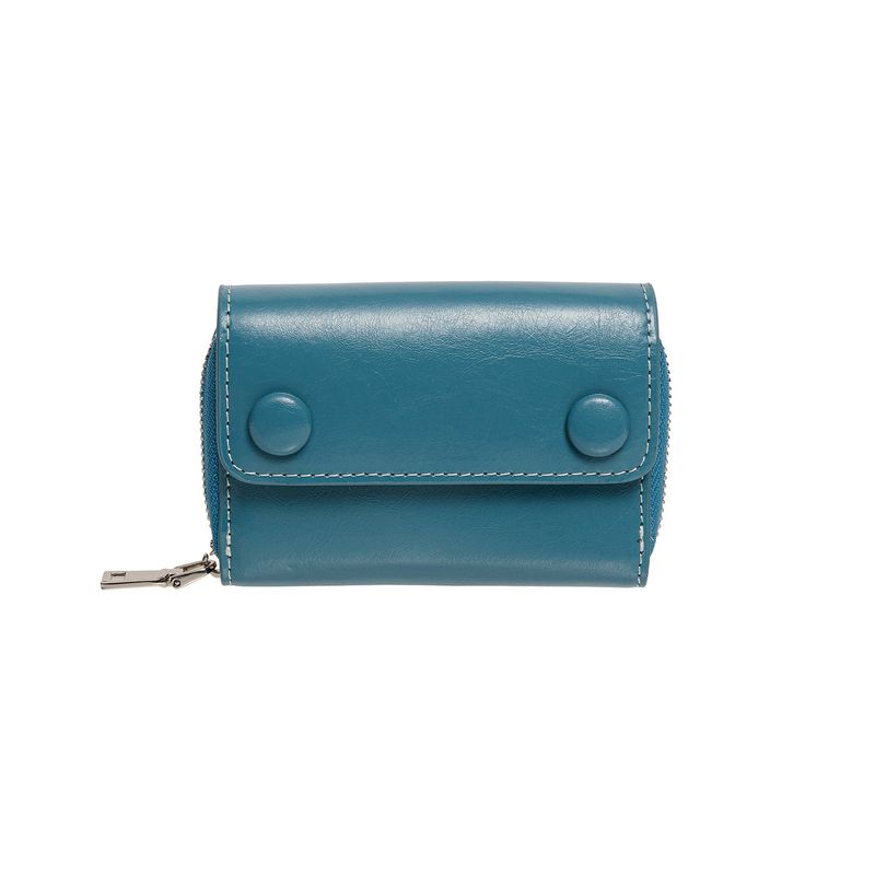 DOT Pocket Coin & Card Wallets dusty blue