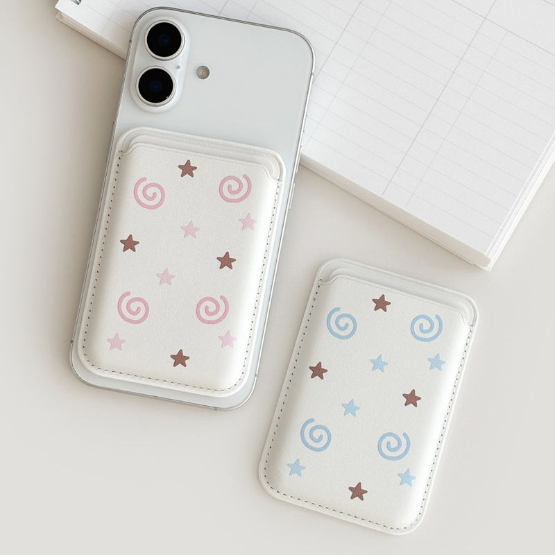 Monani Studio（モナニースタジオ）の「[Macsafe] チョコリングマグセーフレザーカードウォレット（スマホグッズ/小物）」