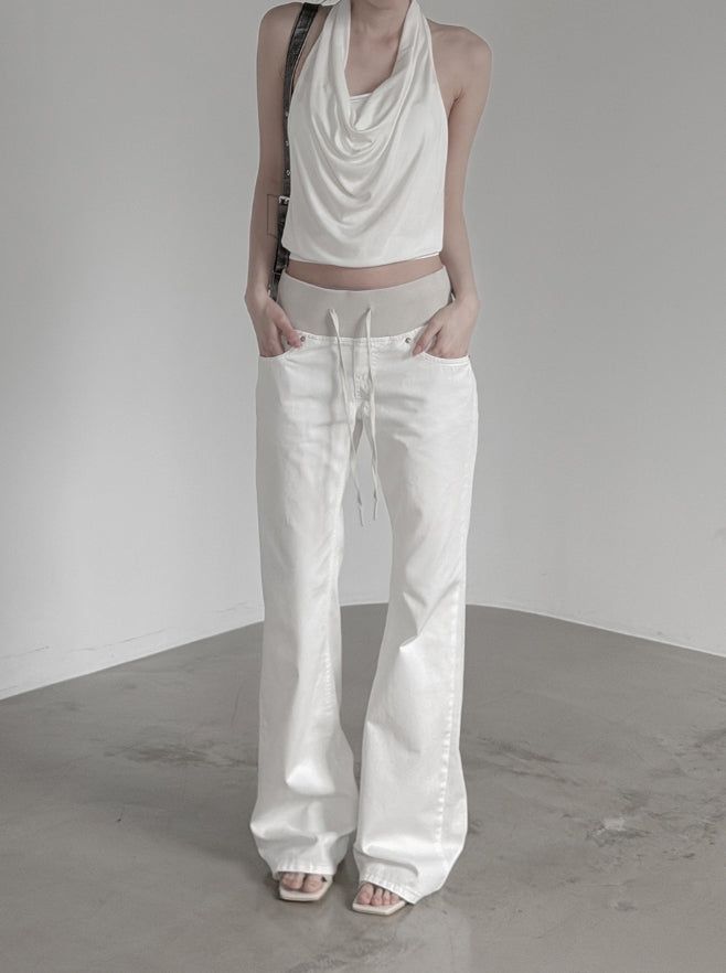 mnem（ムネム）の「Shibori Straight Cotton Pants（Pants）」