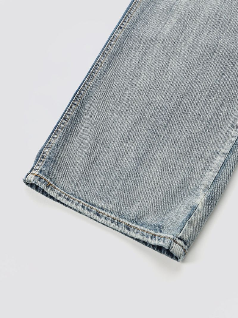 Buckle Denim Pants