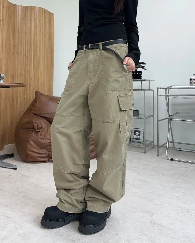 Moden Vintage Washed Cargo Pants