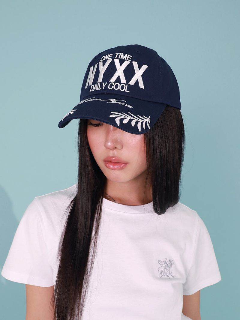 NYX SLOGAN BALL CAP (NAVY)