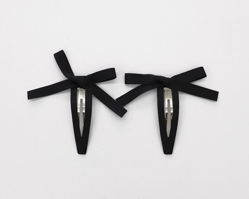 [2 sets] Mitch ribbon hairpin