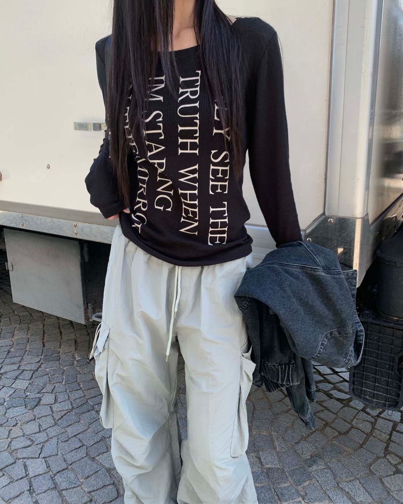 Stopper nylon pants