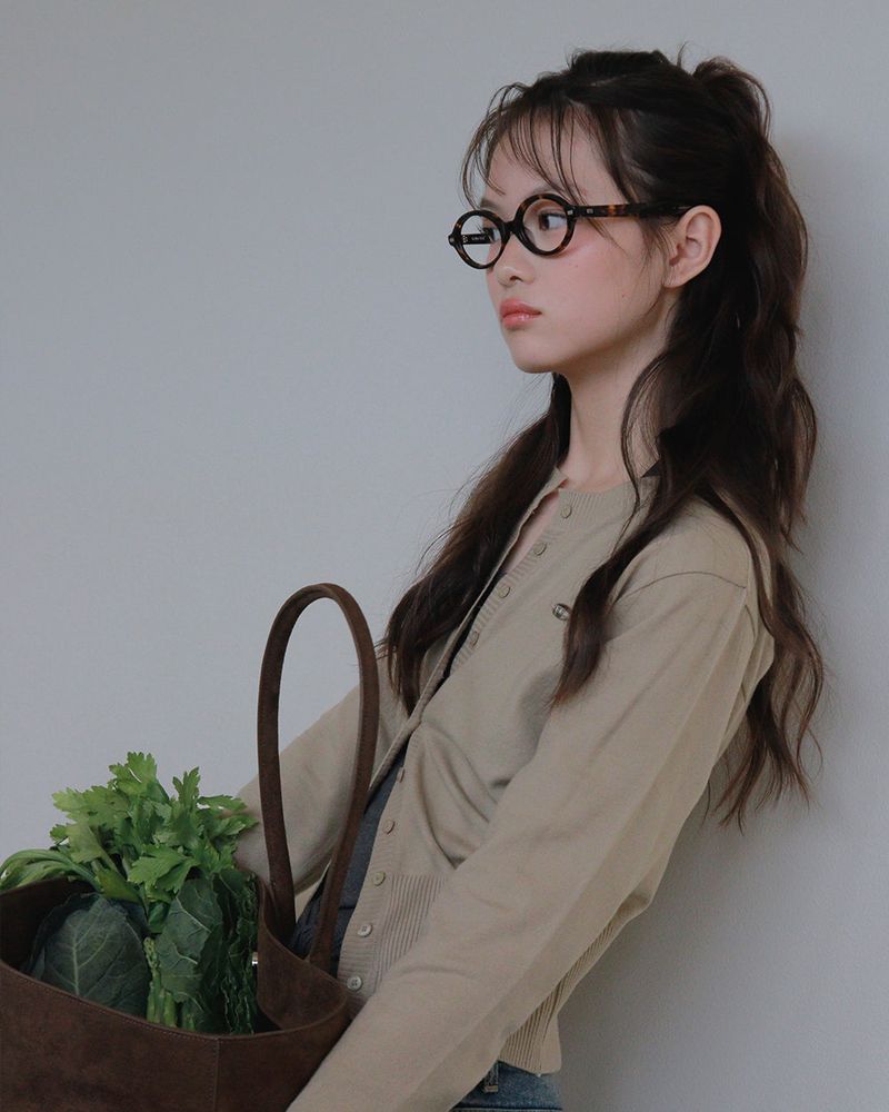 [ORIGINAL] Bay Round Acetate Frame Glasses