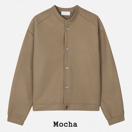 Flea Line Shoulder Wool Crop Cardigan