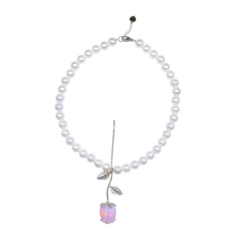 hurjaboyacc（ホジャボーイアクセ）の「ローズドロップパールネックレス（アクセサリー）」