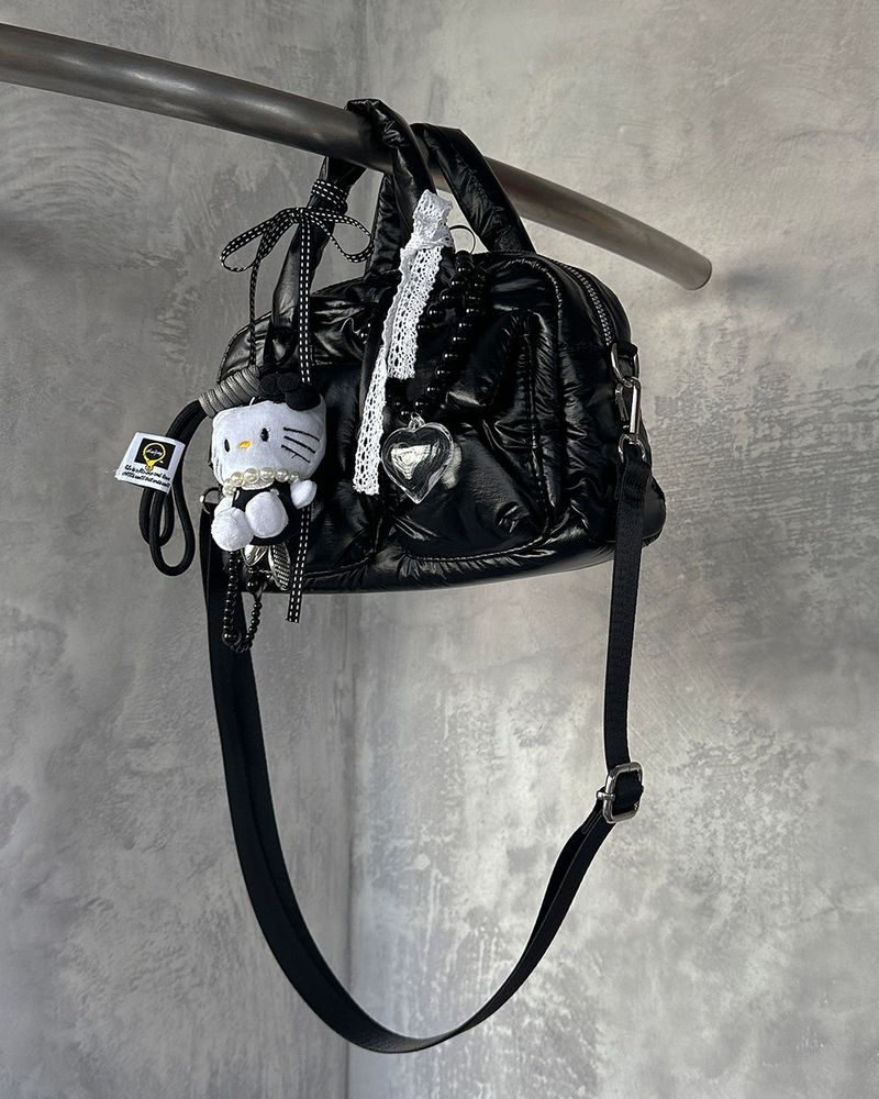 Padded pocket Cross strap set tote & shoulder bag