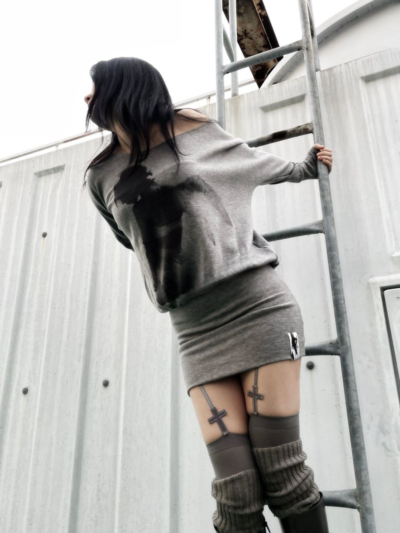 Solstice Dress Top (Grey)