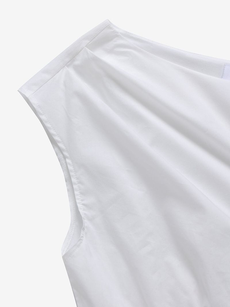 Drape lace blouse (Ivory)