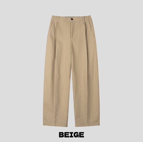 Hazy Cotton Pintuck Pants