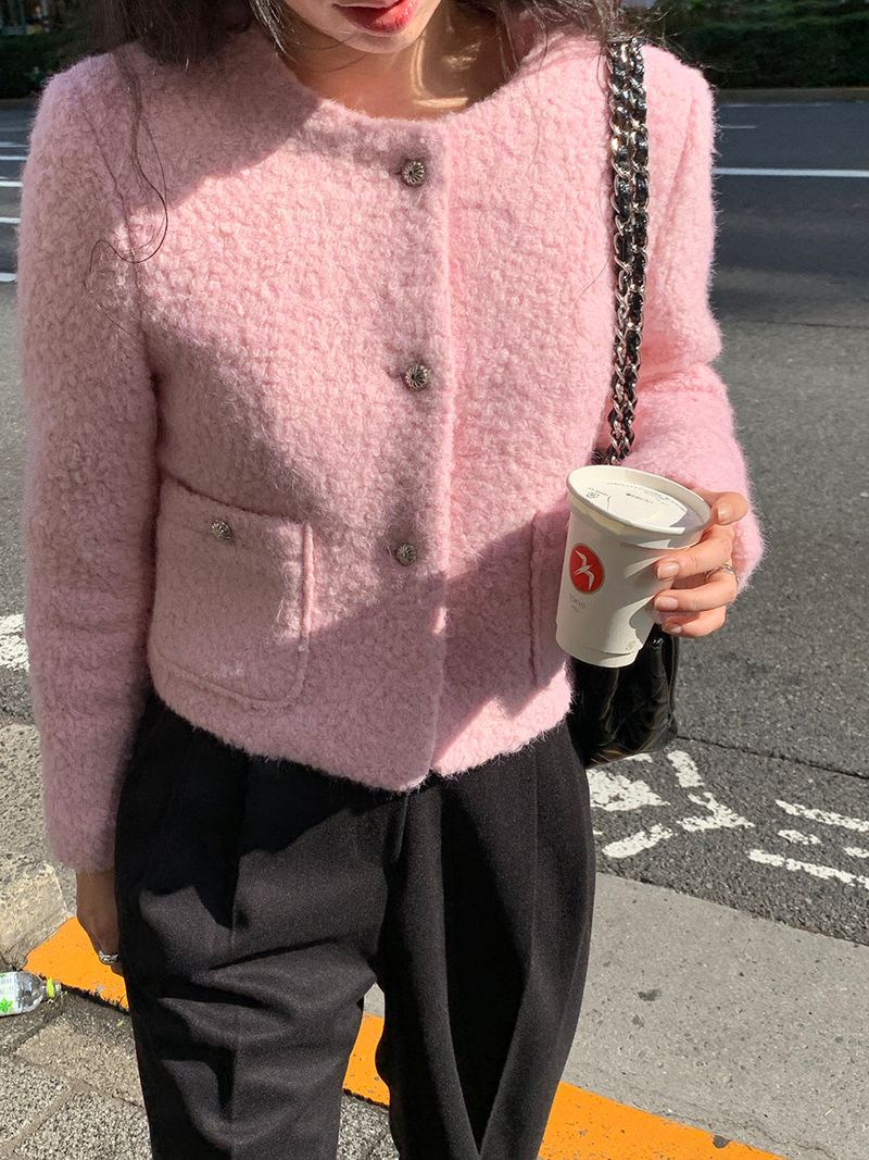 [MADE] [Wool Napping] Winter Warm Pintuck Wide Slacks