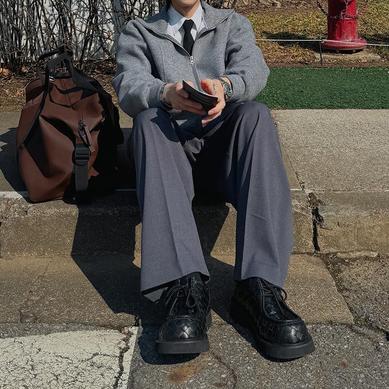 ASCLO Eddy Box Tuck Slacks (2color)