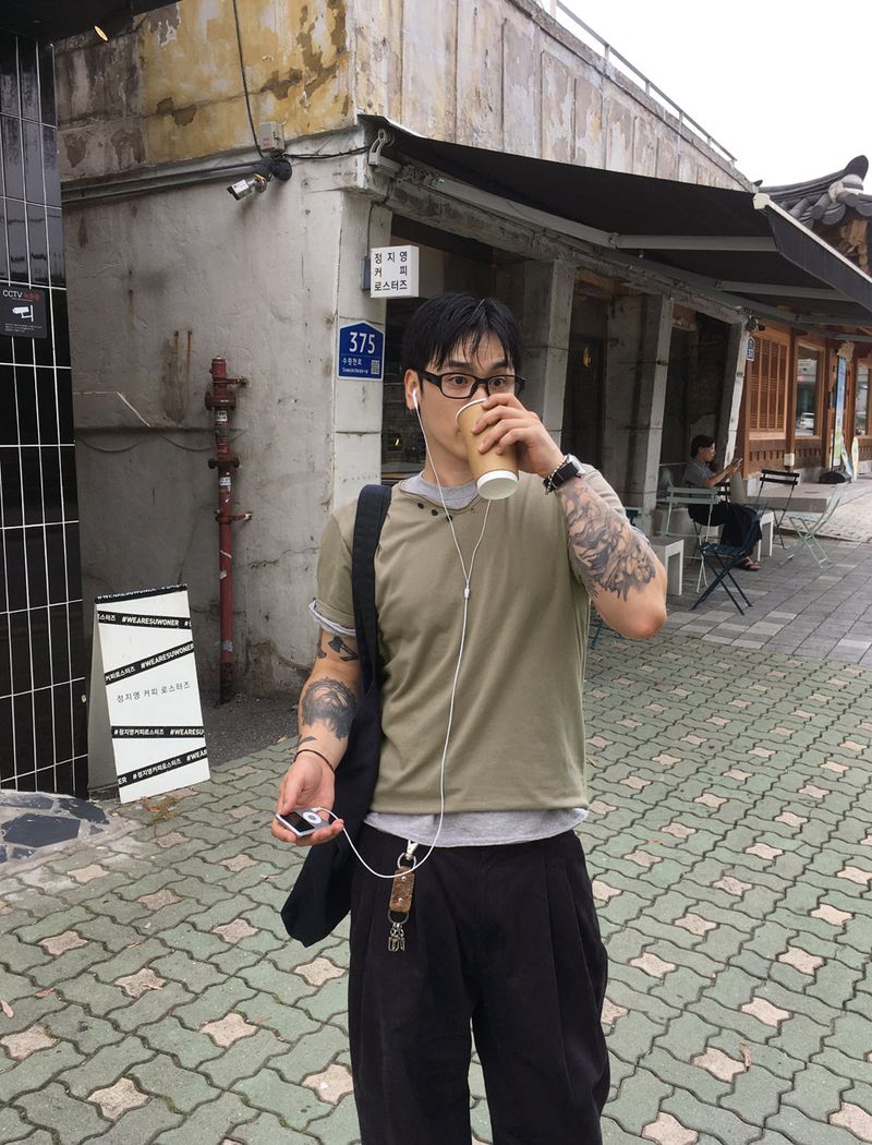 HOLY IN CODE（ホーリーインコード）の「No.1819 W vtg button half T (3color)（Tops）」