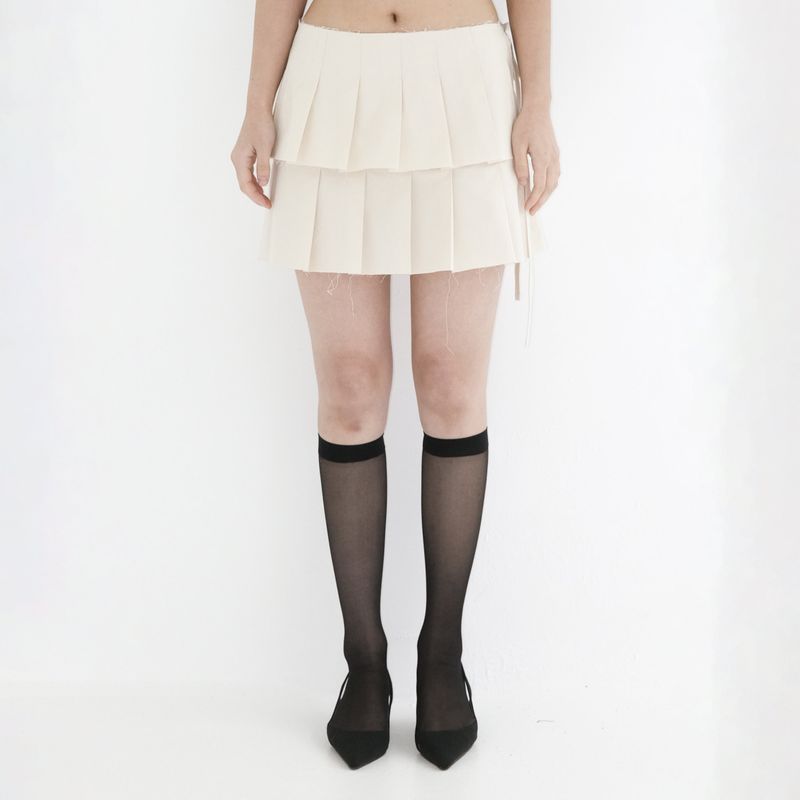 [MADE] Double Pleats Skirt 003