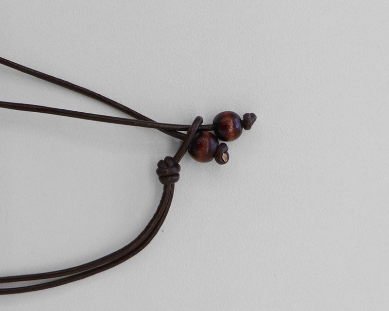 Minmin Vintage Oval Donut Two-Strap Necklace