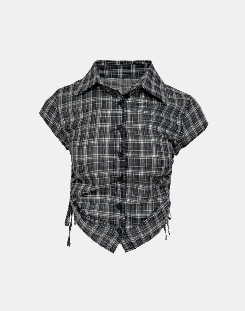 Library Check String Shirt