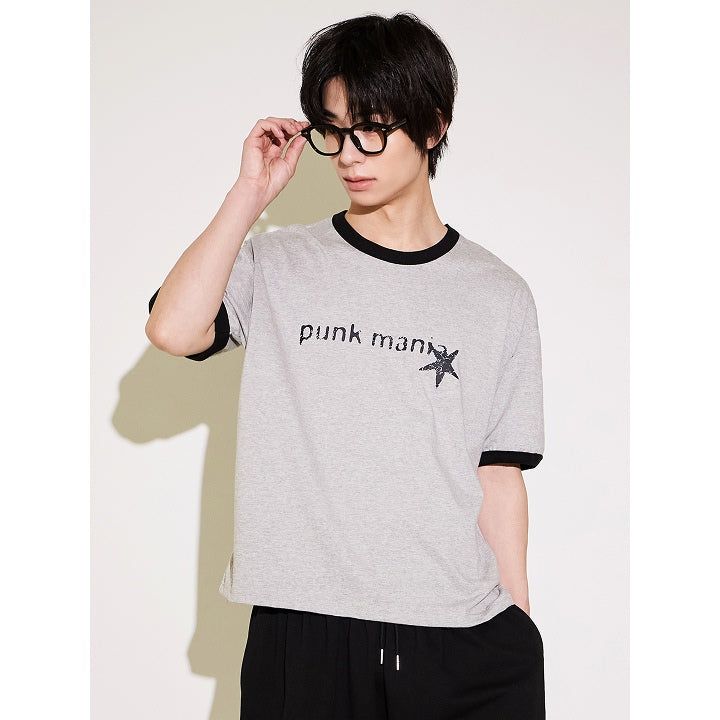 PUNK MANIA Cool Cotton Cropfit Ringer Short Sleeves (SRCSTD-0240)