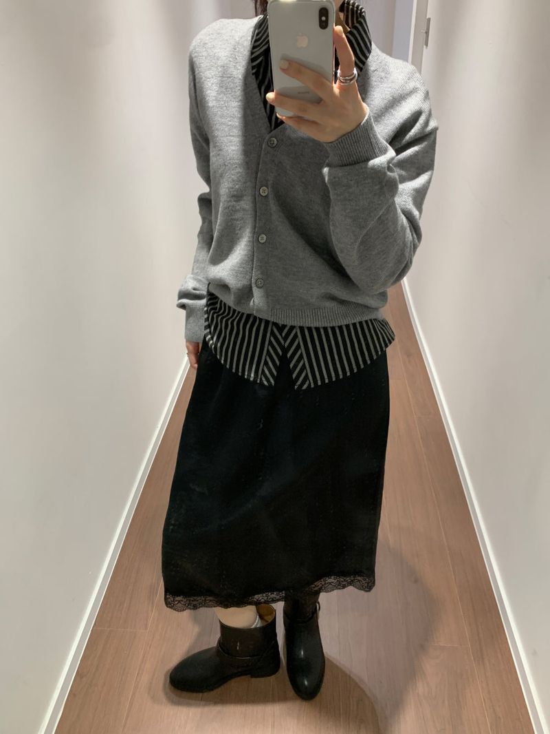 ダーリンシルキーレーススカート (3color)