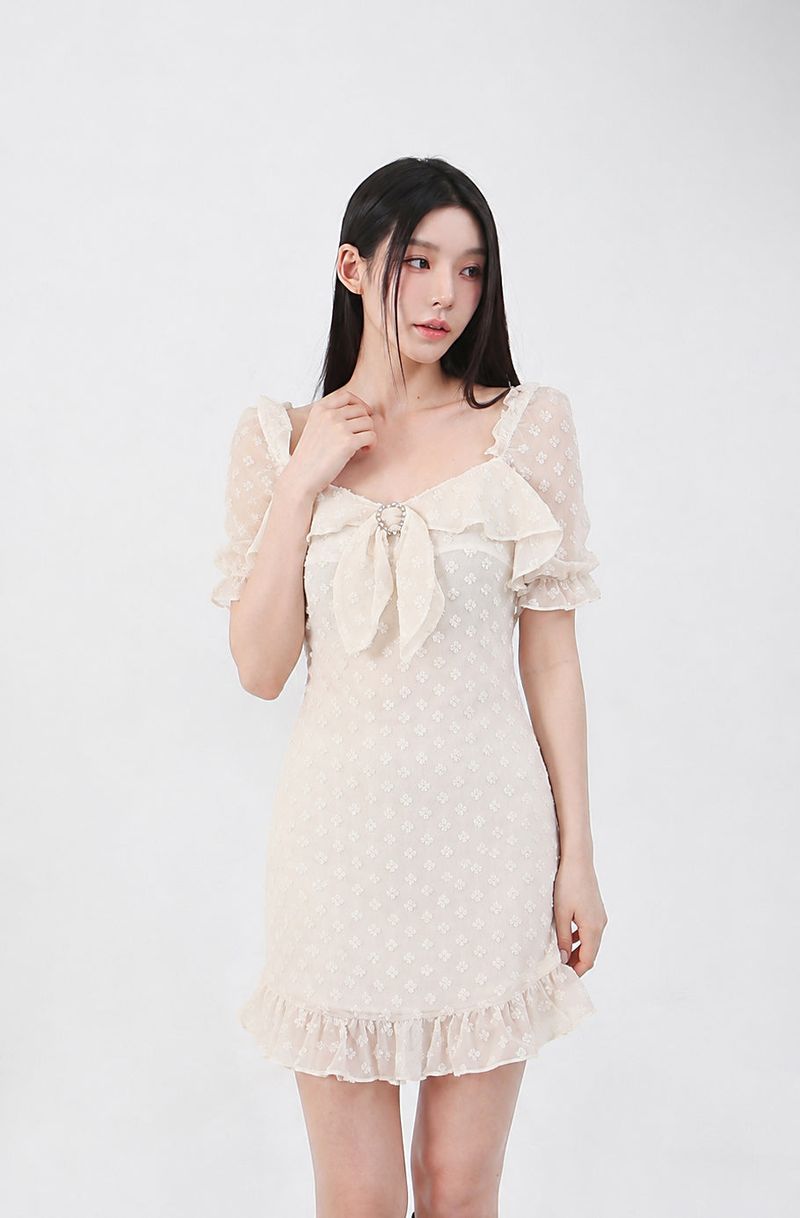 bloom shirring onepiece