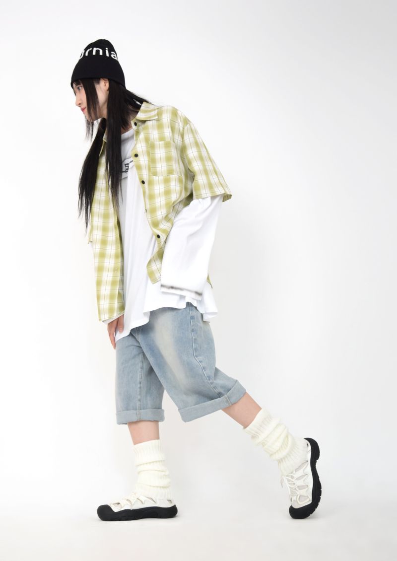 Snug Bermuda pants