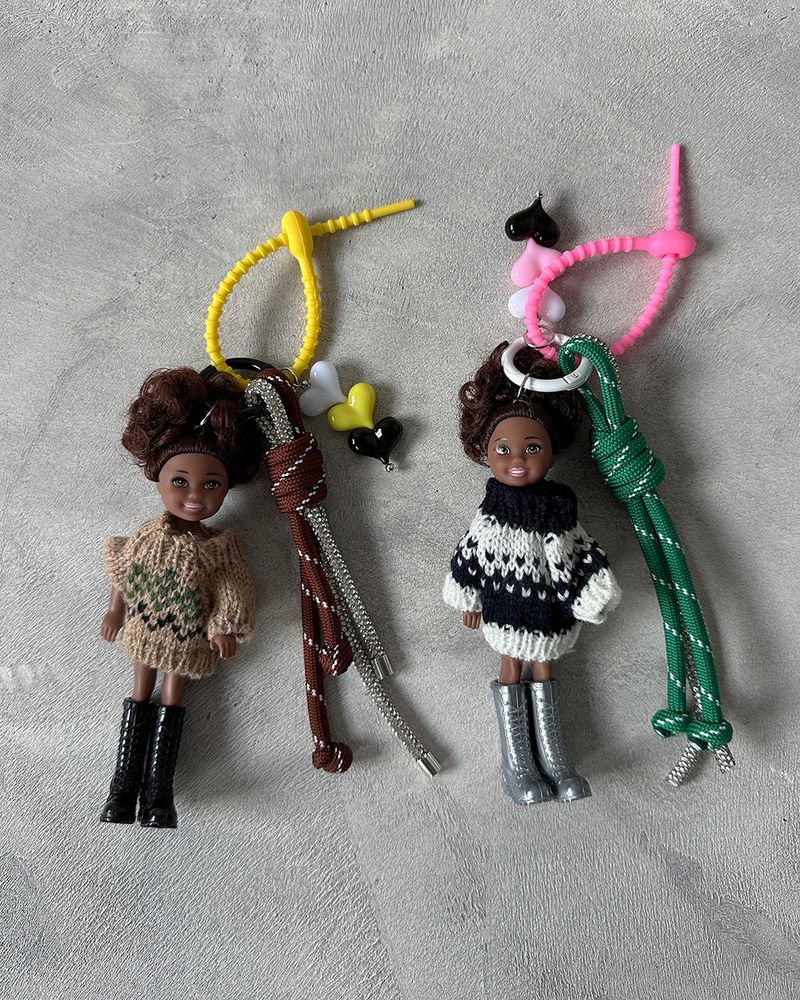 Tyla tanning doll key ring