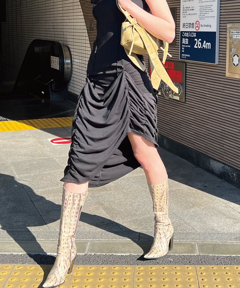 DROOP LINE TEE DRESS
