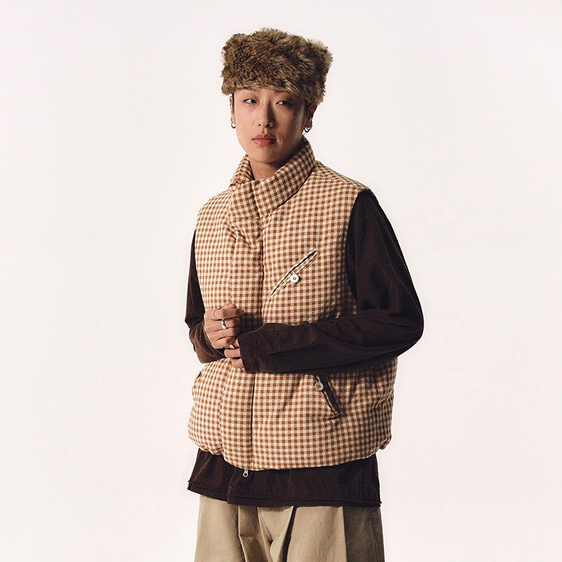 MANUFACTURE BY ATTEMPT（マニュファクチャー・バイ・アテンプト）の「CHECKERED DOWN VEST（Jackets/Outerwear）」