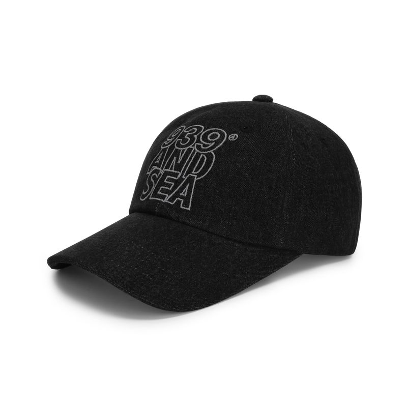 AB X WIND AND SEA DENIM CAP (CHARCOAL)