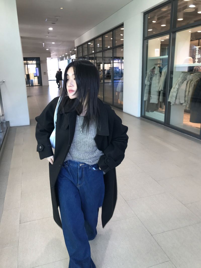 Leon wool long coat