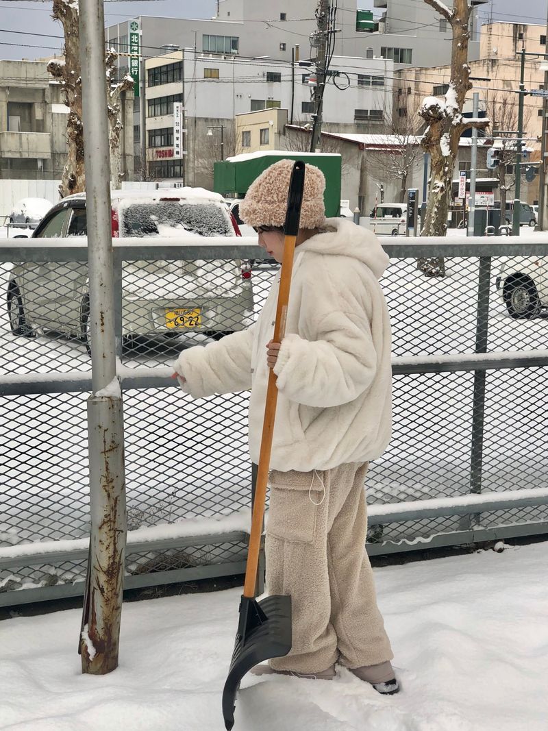 Ken & Mary fleece set up cargo pants