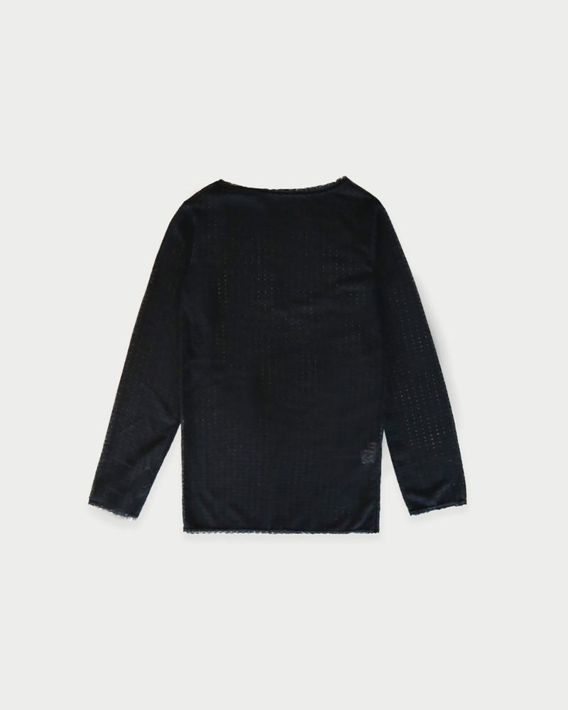 Crochet summer t-shirt_black