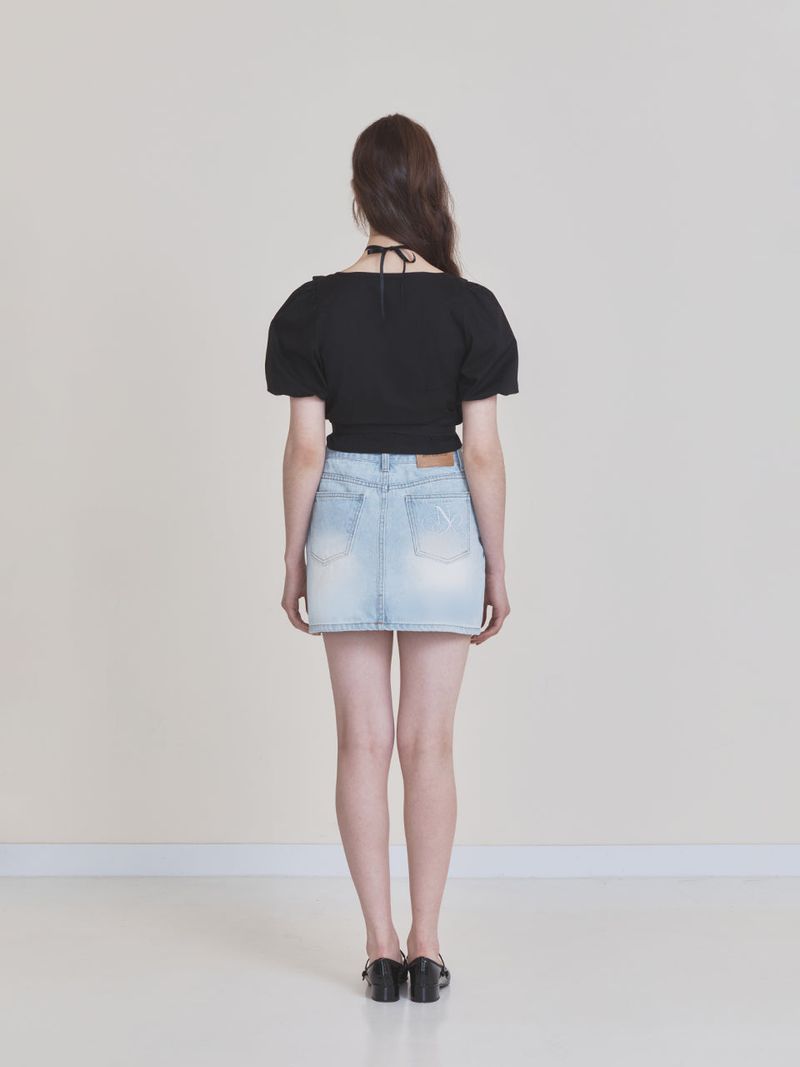 Rosie wrap blouse (Black)