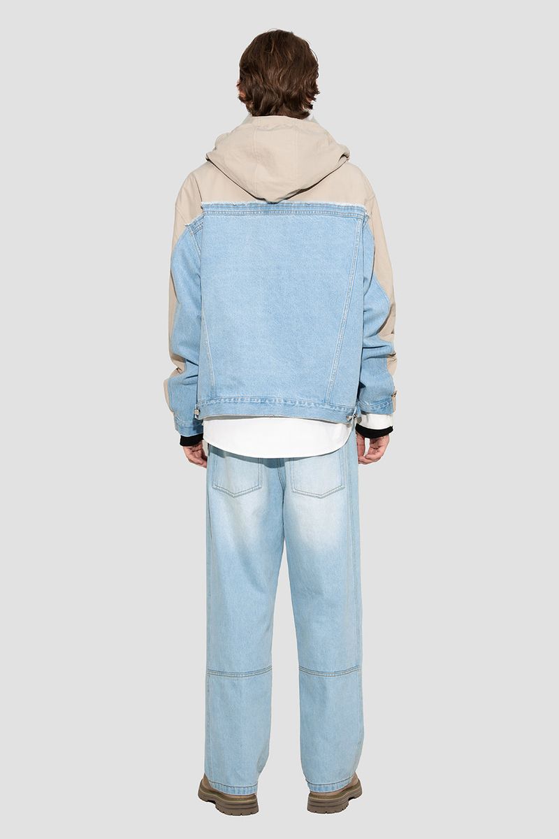 DENIM ANORAK BLUE