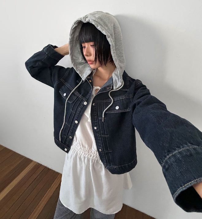 2-WAY HOOD TRUCKER JACKET